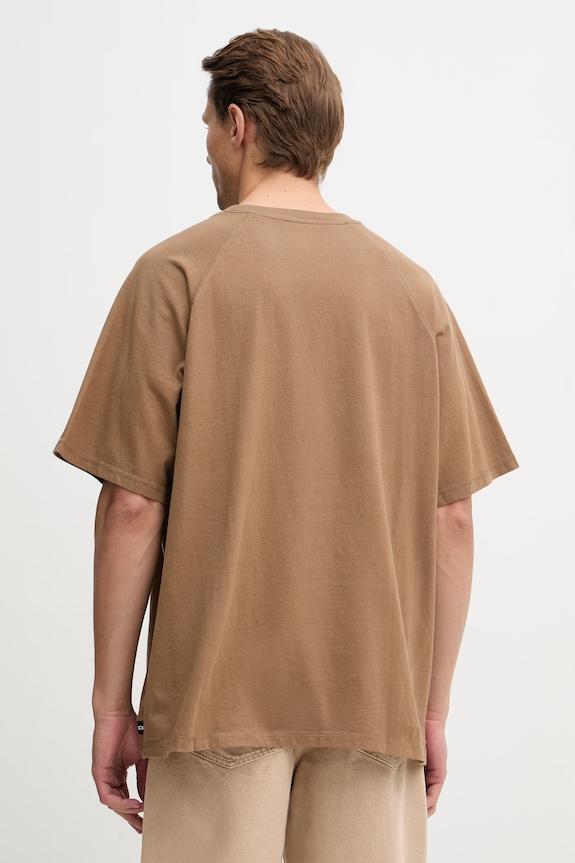 Odzież Rip Curl T-shirt męski bawełniany INNER VISIONS 0XBMTE brązowy
