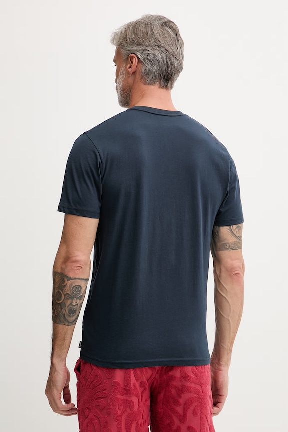 Îmbrăcăminte Rip Curl tricou pentru bărbați, din bumbac WETTIE ICON 10VMTE bleumarin