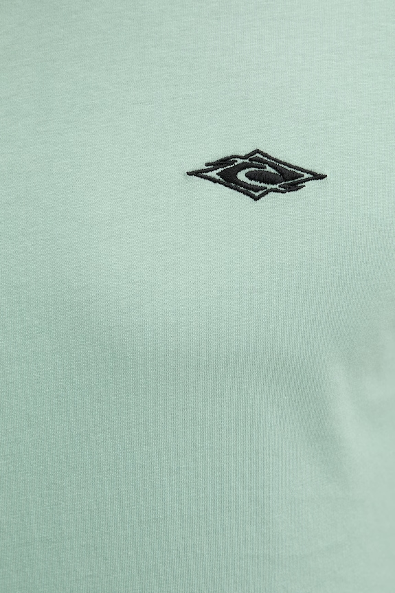 Rip Curl tricou pentru bărbați, din bumbac STREAMLINE EMBROID TEE 10XMTE verde
