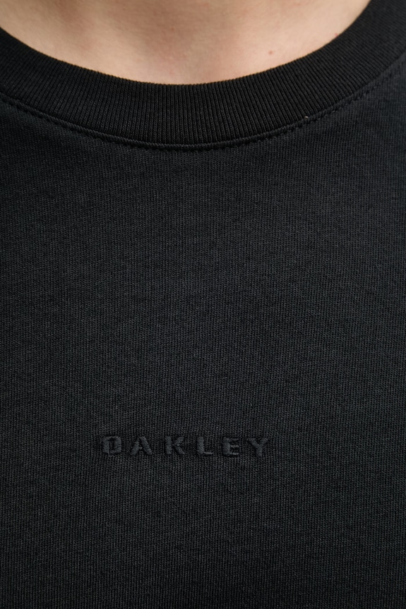 Oakley T-shirt męski bawełniany FUTURESCAPE FROG FOA407927 czarny