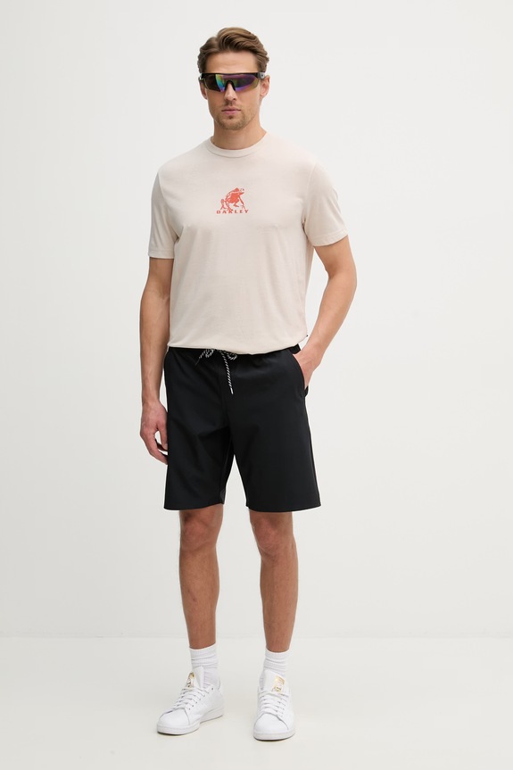 Oakley T-shirt męski FUTURESCAPE FROG FOA407929 beżowy SS26