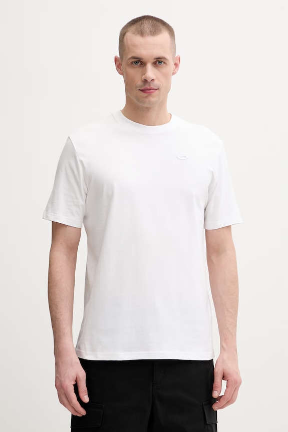 Oakley T-shirt Ανδρικό Βαμβακερό RELAX λευκό FOA404900