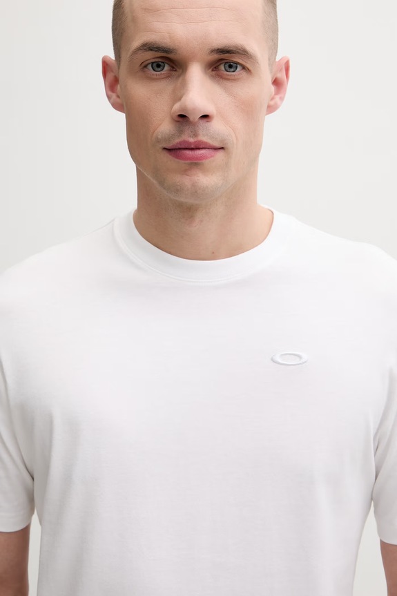 Oakley T-shirt Ανδρικό Βαμβακερό RELAX λευκό FOA404900