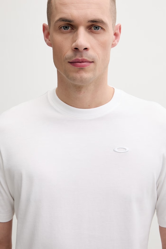 Oakley T-shirt Ανδρικό Βαμβακερό RELAX λευκό FOA404900