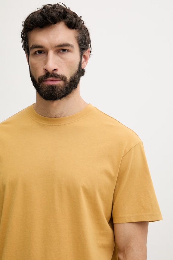 Hurley tričko pánske bavlnené KRAFT žltá MTSEUKR0003