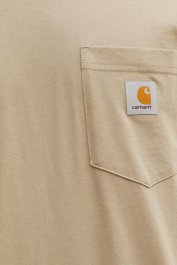 Carhartt WIP S/S Pocket T-Shirt футболка из хлопка для мужчин зелёный I030434.3IRXX