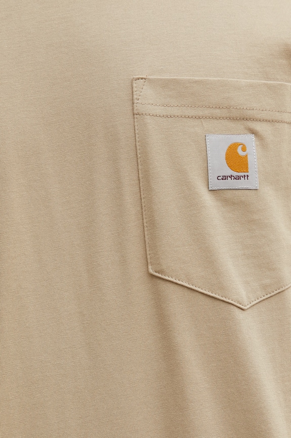 Carhartt WIP S/S Pocket T-Shirt футболка из хлопка для мужчин зелёный I030434.3IRXX