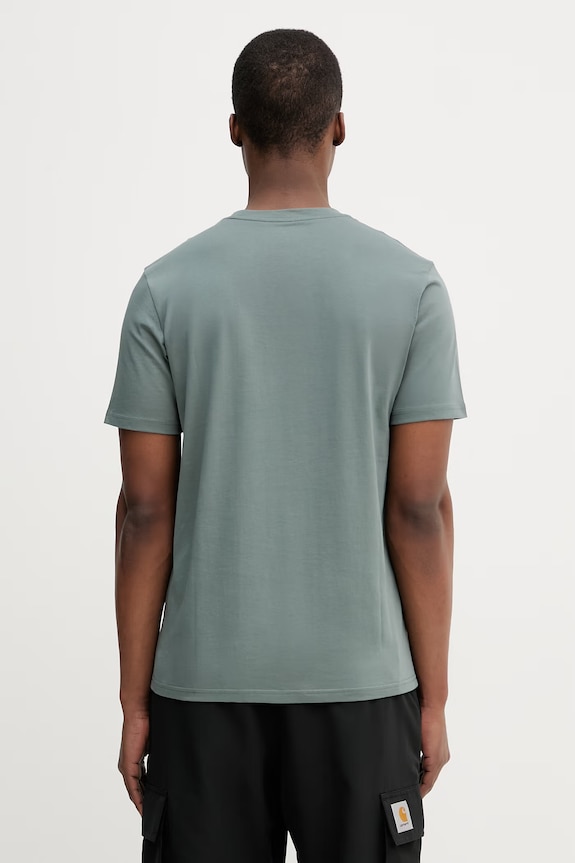 Oblečenie Carhartt WIP S/S Pocket T-Shirt tričko bavlnené pánske I030434.3GDXX zelená
