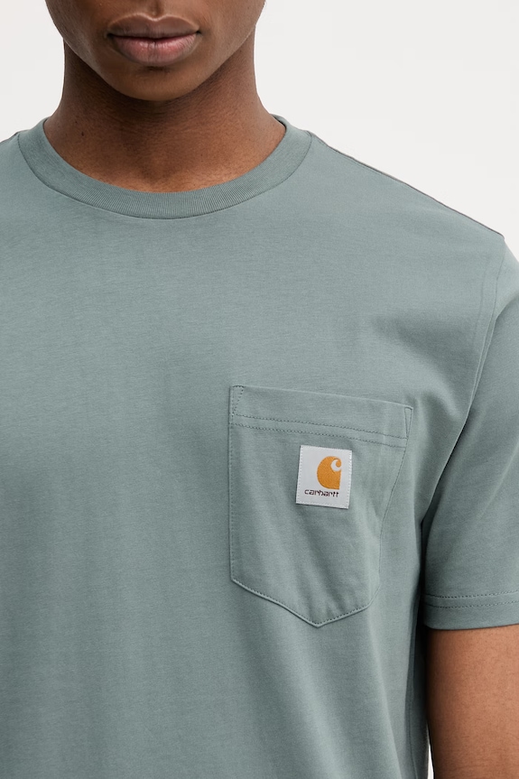 Carhartt WIP S/S Pocket T-Shirt tričko bavlnené pánske zelená I030434.3GDXX