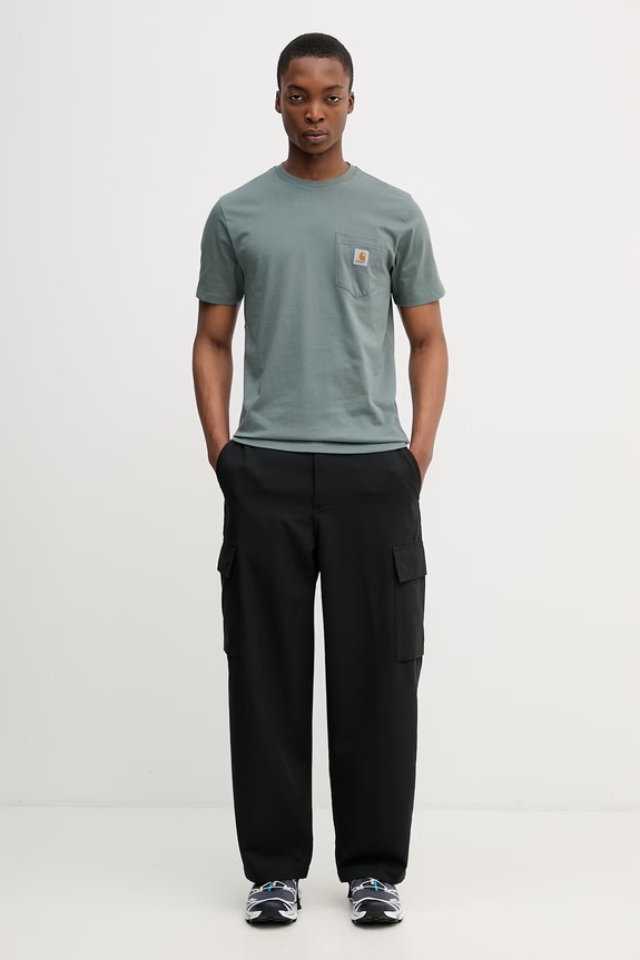 Carhartt WIP S/S Pocket T-Shirt tričko bavlnené pánske I030434.3GDXX zelená