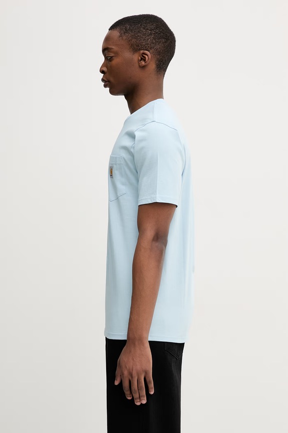 Carhartt WIP S/S Pocket T-Shirt tričko bavlnené pánske I030434.3IGXX modrá SS26
