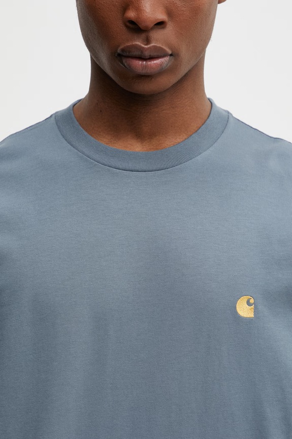 Carhartt WIP S/S Chase T-Shirt t-shirt cotton Men's blue I026391.3LPXX