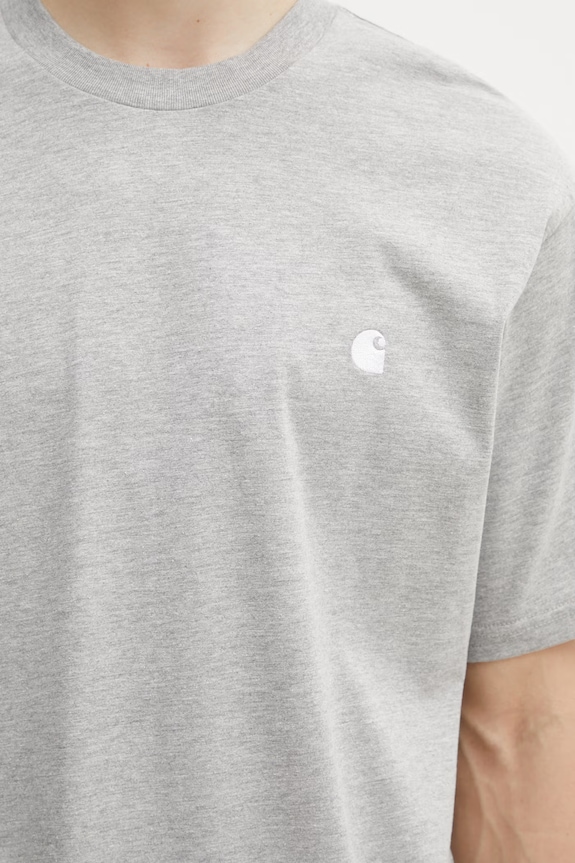 Carhartt WIP S/S Madison T-Shirt cotton Men's gray I033000.00DXX