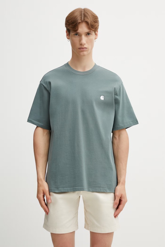 Carhartt WIP S/S Madison T-Shirt cotton Men's green I033000.3HLXX