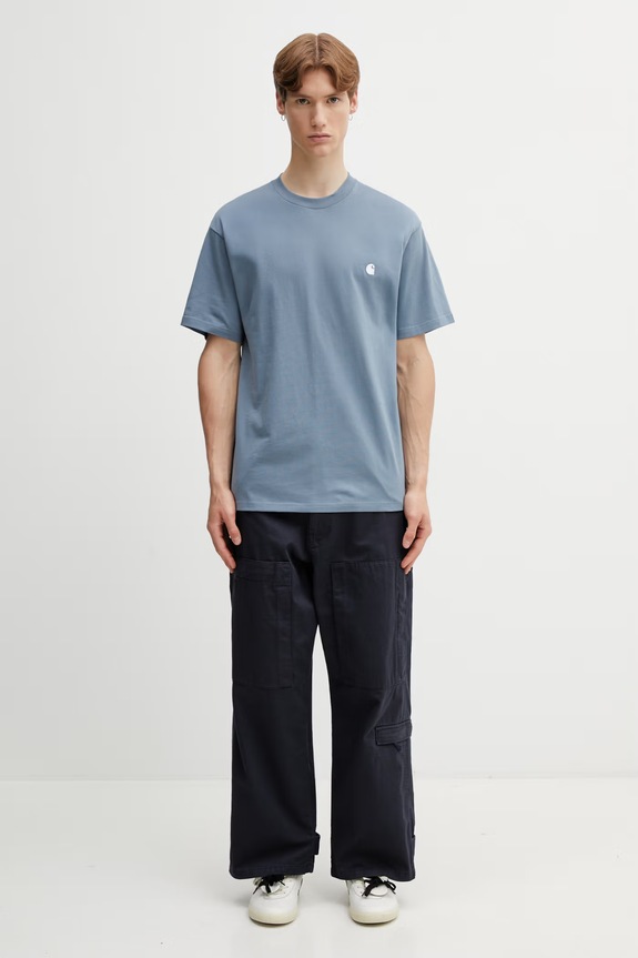 Carhartt WIP S/S Madison T-Shirt cotton Men's I033000.3PPXX blue