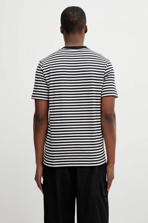 Odzież Carhartt WIP S/S Ezra Pocket T-Shirt t-shirt bawełniany męski I036179.3KRXX czarny