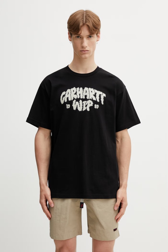 Carhartt WIP S/S Cloud Script T-Shirt t-shirt bawełniany męski czarny I036200.89XX