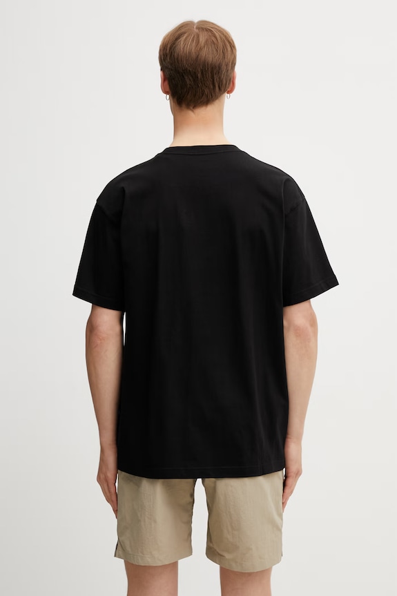 Odzież Carhartt WIP S/S Cloud Script T-Shirt t-shirt bawełniany męski I036200.89XX czarny