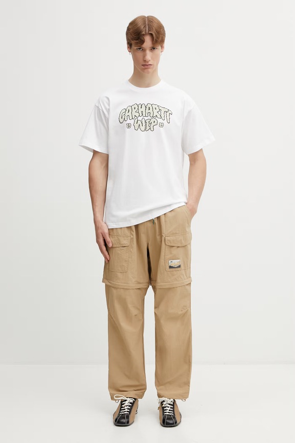 Carhartt WIP S/S Cloud Script T-Shirt t-shirt bawełniany męski I036200.02XX biały