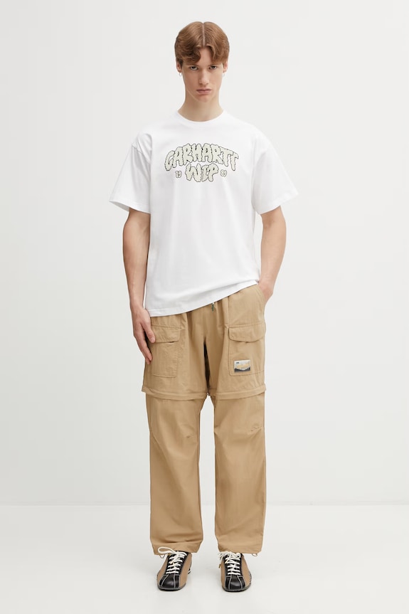 Carhartt WIP S/S Cloud Script T-Shirt t-shirt bawełniany męski I036200.02XX biały