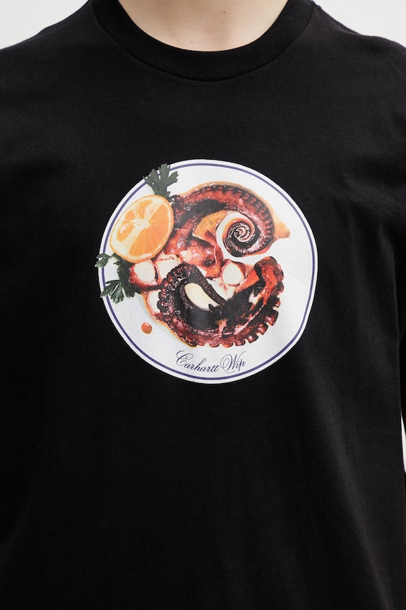 Carhartt WIP S/S Octopus T-Shirt majica od pamuka za muškarce crna I036217.89XX