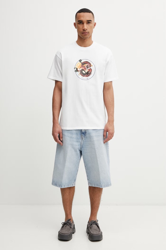 Carhartt WIP S/S Octopus T-Shirt t-shirt cotton Men's I036217.02XX white