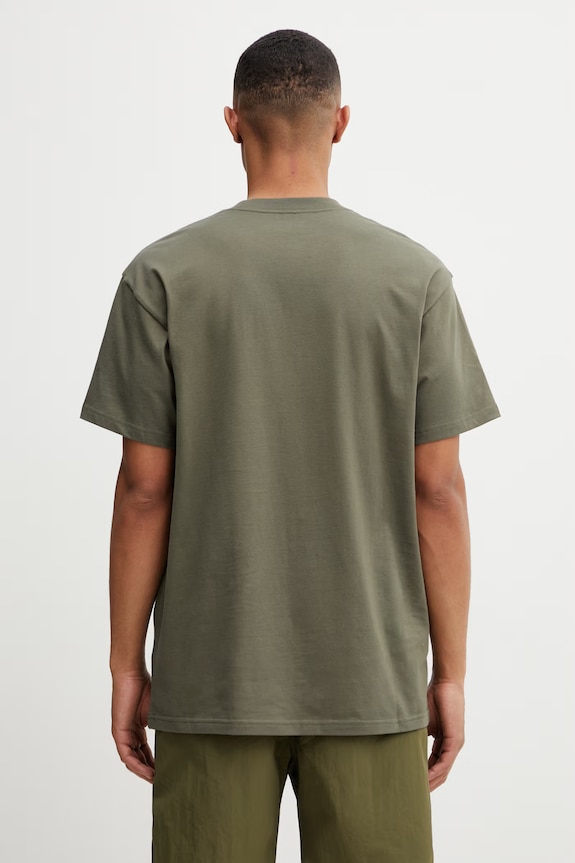 Odzież Carhartt WIP S/S Octopus T-Shirt T-shirt bawełniany męski I036217.11XX zielony