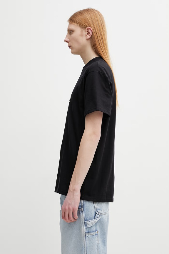 Carhartt WIP S/S Impact T-Shirt t-shirt bawełniany męski I036265.89XX czarny SS26