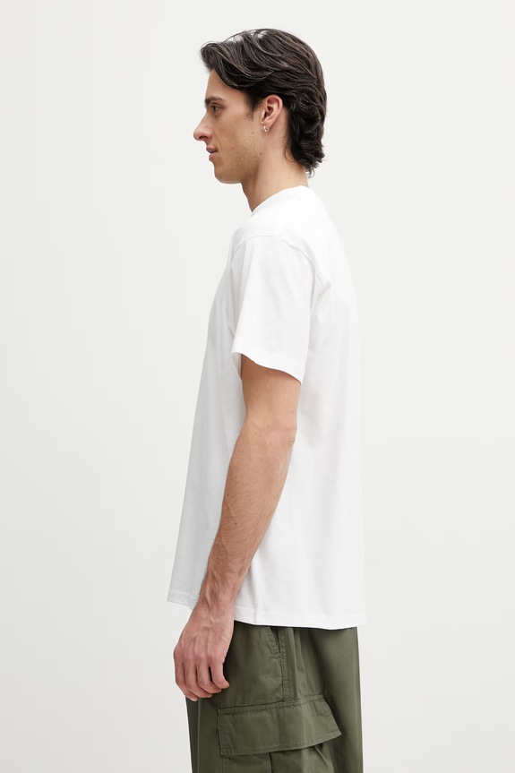 Carhartt WIP S/S Impact T-Shirt cotton Men's I036265.02XX white SS26