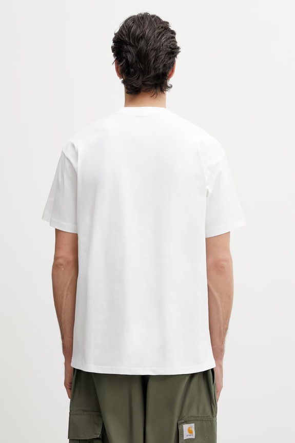 Clothing Carhartt WIP S/S Impact T-Shirt cotton Men's I036265.02XX white