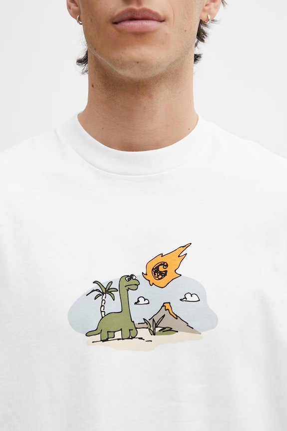 Carhartt WIP S/S Impact T-Shirt cotton Men's white I036265.02XX
