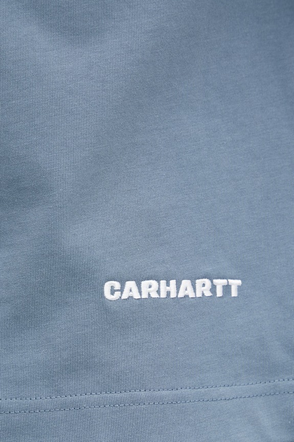 Carhartt WIP S/S Link Script T-Shirt cotton Men's blue I031373.3PPXX