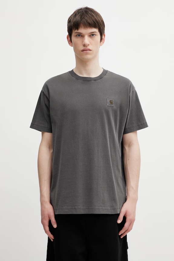 Carhartt WIP S/S Nelson T-Shirt cotton Men's gray I029949.89GD