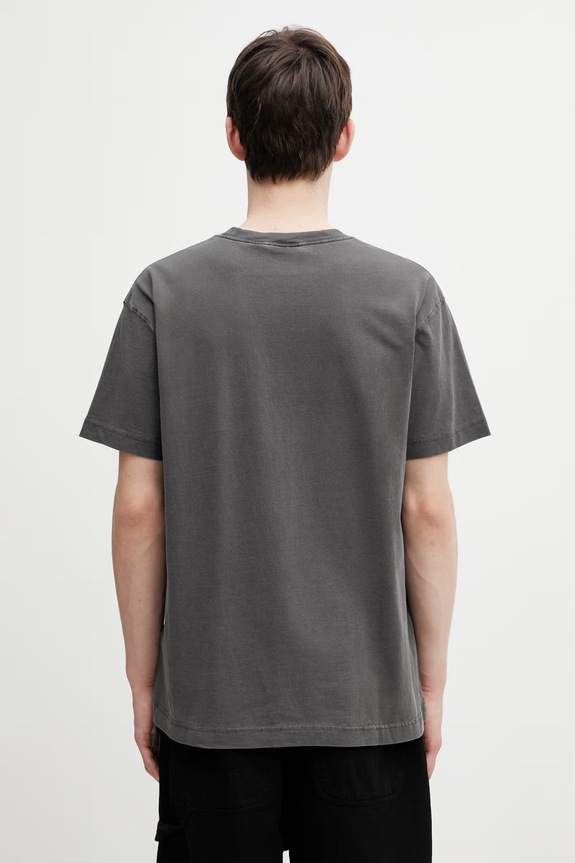 Clothing Carhartt WIP S/S Nelson T-Shirt cotton Men's I029949.89GD gray