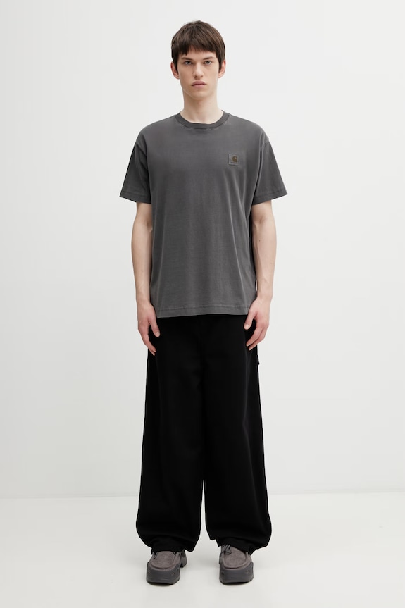 Carhartt WIP S/S Nelson T-Shirt cotton Men's I029949.89GD gray