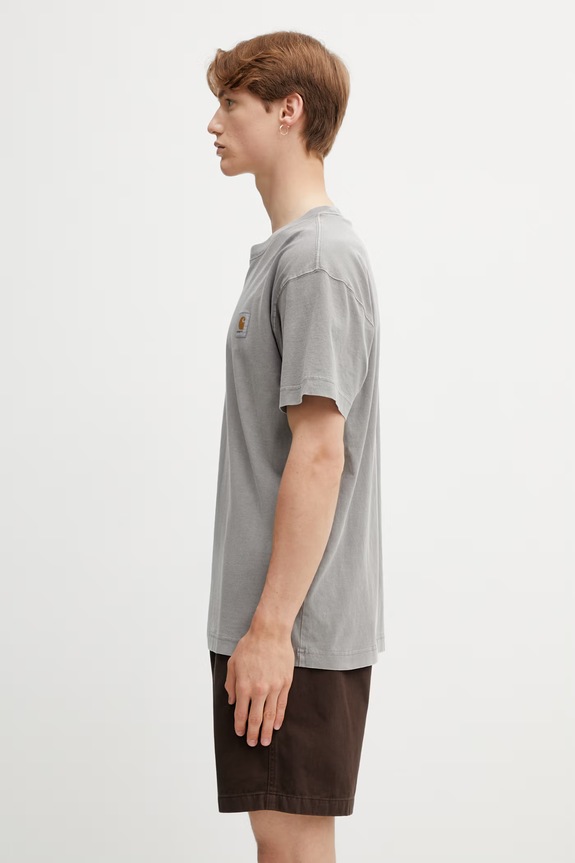 Carhartt WIP S/S Nelson T-Shirt cotton Men's I029949.2LRGD gray SS26