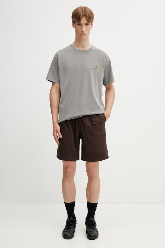 Carhartt WIP S/S Nelson T-Shirt cotton Men's I029949.2LRGD gray