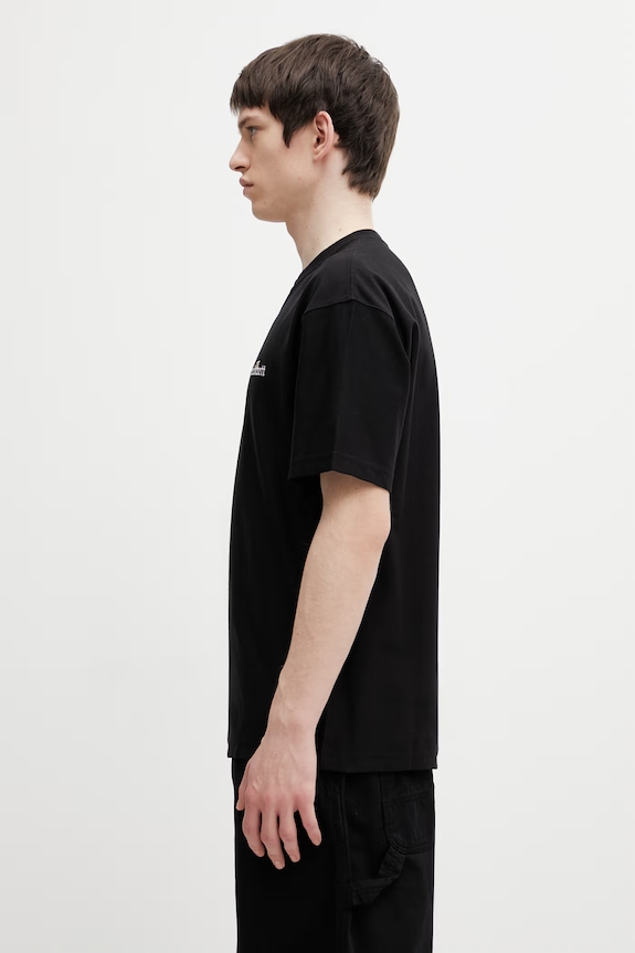 Carhartt WIP S/S WIP Label T-Shirt męski bawełniany I036180.89XX czarny SS26