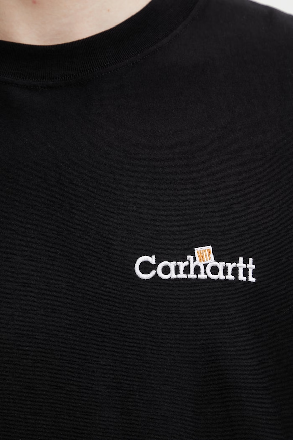 Carhartt WIP S/S WIP Label T-Shirt męski bawełniany czarny I036180.89XX