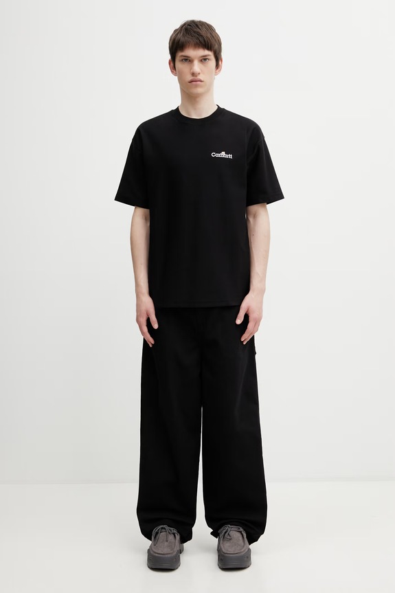 Carhartt WIP S/S WIP Label T-Shirt męski bawełniany I036180.89XX czarny