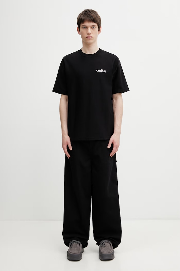 Carhartt WIP S/S WIP Label T-Shirt męski bawełniany I036180.89XX czarny