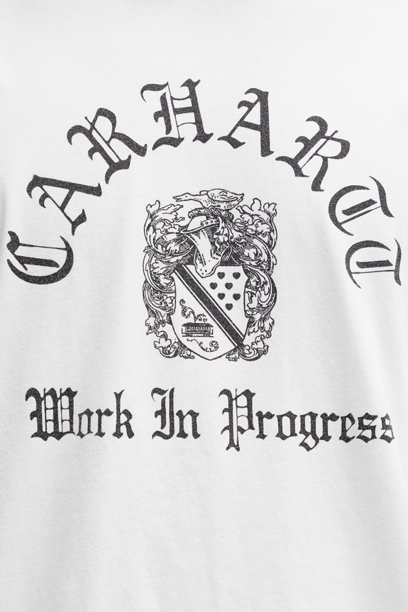 Carhartt WIP S/S Coat Of Arms T-Shirt tričko bavlnené pánske biela I036195.260