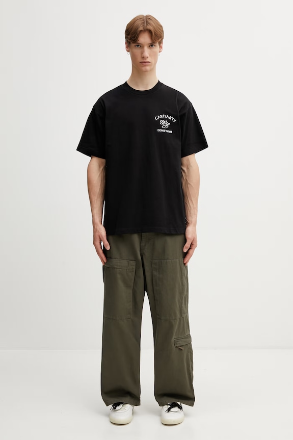 Carhartt WIP S/S Eightynine T-Shirt majica od pamuka za muškarce I036205.89XX crna