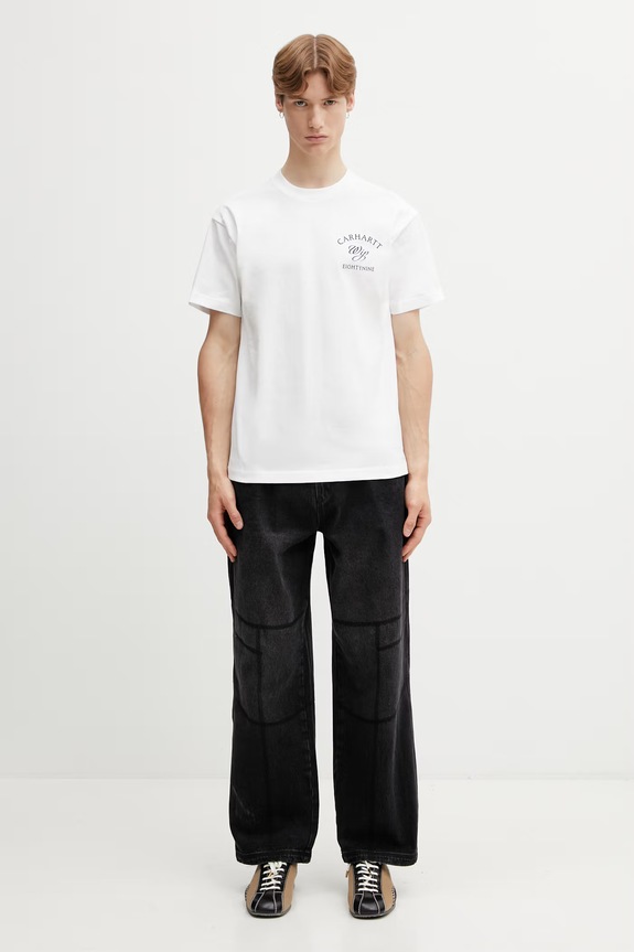 Carhartt WIP S/S Eightynine T-Shirt cotton Men's I036205.02XX white