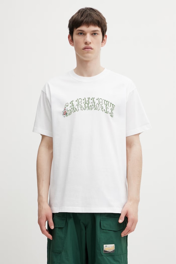 Carhartt WIP S/S Monogram T-Shirt t-shirt męski bawełniany biały I036212.02XX