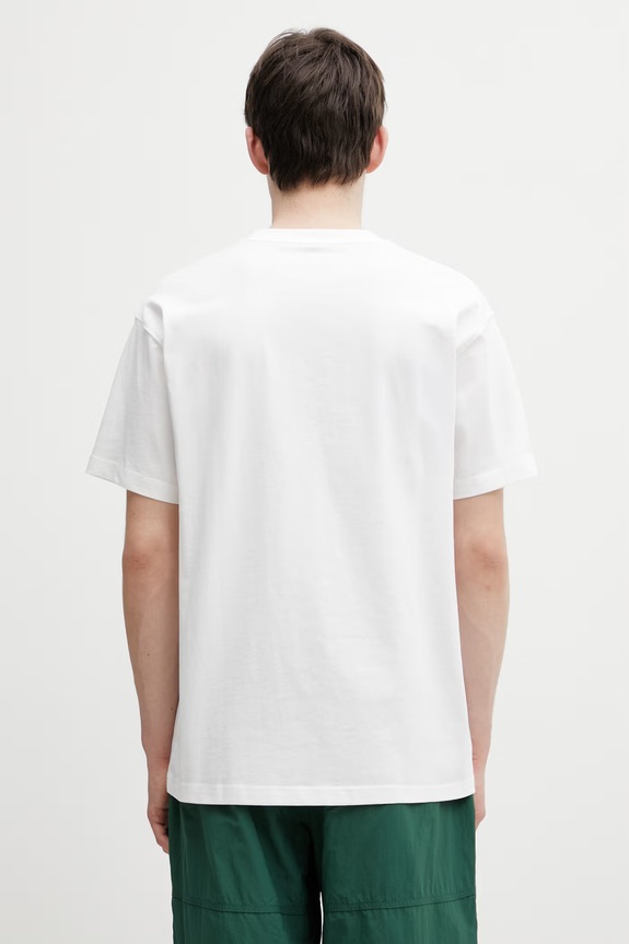 Odzież Carhartt WIP S/S Monogram T-Shirt t-shirt męski bawełniany I036212.02XX biały
