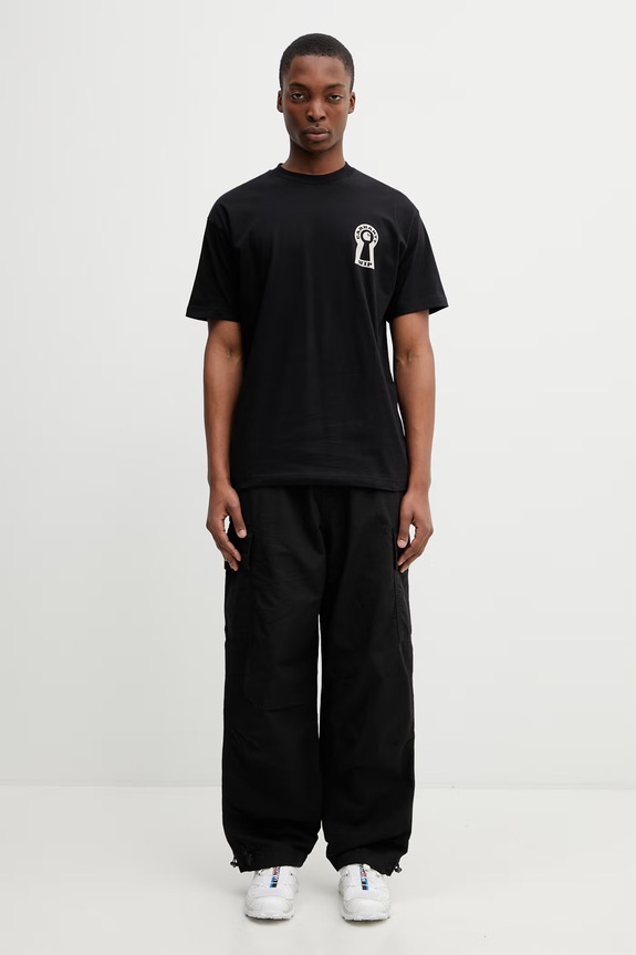 Carhartt WIP S/S Locked T-Shirt футболка из хлопка для мужчин I036230.89XX чёрный