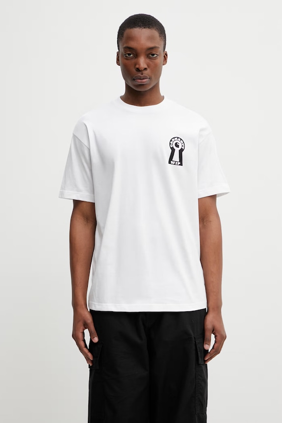 Одяг Carhartt WIP S/S Locked T-Shirt футболка бавовняна чоловіча I036230.02XX білий