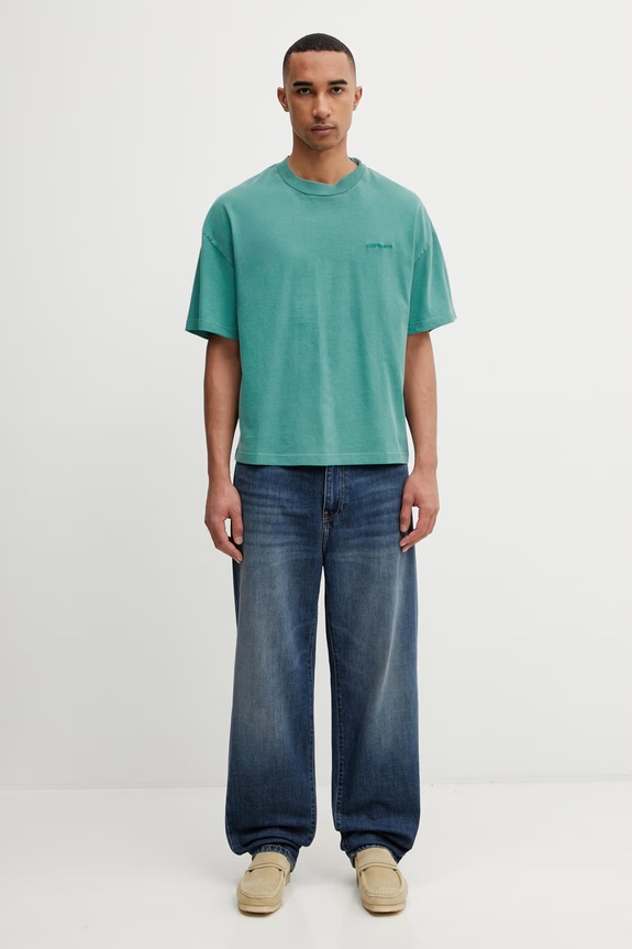 Carhartt WIP S/S Benton T-Shirt футболка бавовняна чоловіча I035590.3ICGD зелений