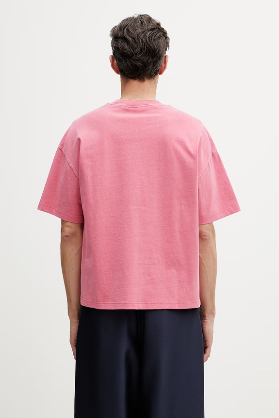 Ρούχα Carhartt WIP S/S Benton T-Shirt t-shirt βαμβακερό Ανδρικό I035590.3IJGD ροζ